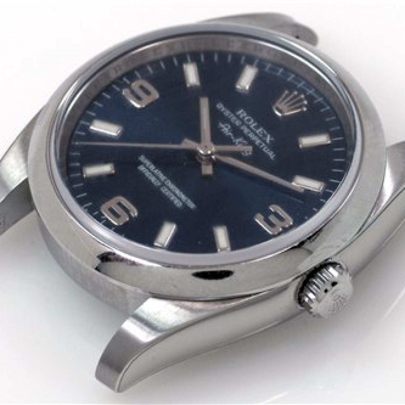 Rolex Air King 114200 Steel with Blue Dial Year 2010